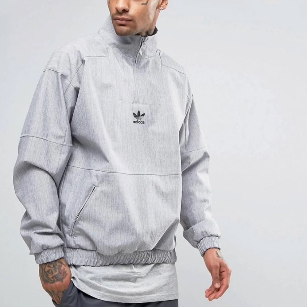 ADIDAS 1/2 Zip Orinova Windbreaker Jacket NWOT